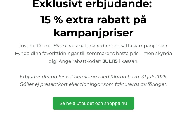 Tidningsmagasinet Rabattkod