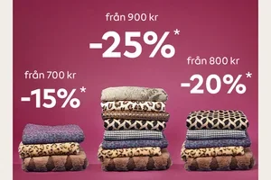Bara till i morgon: spara upp till 25 %