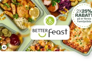 Sista chansen: Få 2×25 % rabatt i dag 🎉