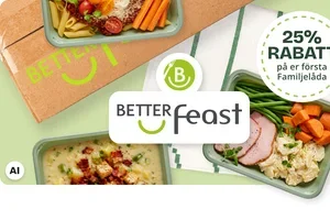 Middag på 25 minuter – prova med 25 % rabatt