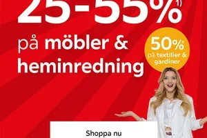 25-55% på möbler & heminredning 😍
