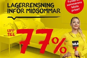 LAGERRENSNING! Upp till 77% 😳😱