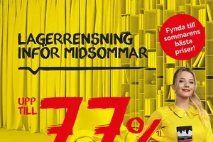 Upp till 77% & gratis leverans 😎☀️