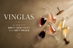 Höj stämningen med nya vinglas!