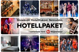 Boka en helhetsupplevelse med vår samarbetspartner Nöjesresor!