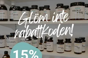 JAKOB15 för 15% rabatt 🎉