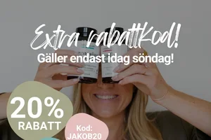Endast idag!! Rabattkod för 20% & 25% 🎉