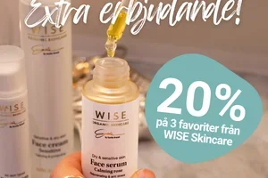 Extra erbjudande: 20% på 3 favoriter från WISE skincare 🫶🏻