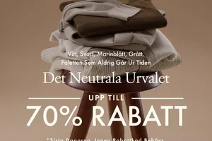 Det neutrala urvalet — fyra färger, en rea