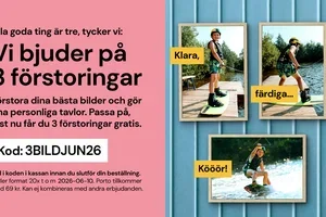 , du FÅR 3 förstoringar GRATIS! 🙌