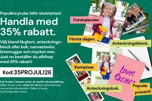 , du får 35 % rabatt på allt! 📸🌞