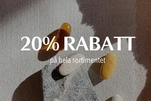20% rabatt på allt!