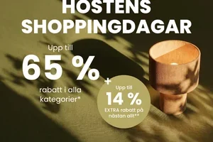 Höstens shoppingdagar: gör ditt hem mysigt 🥰
