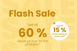 Flash Sale: Upp till 15 % extra rabatt 😍
