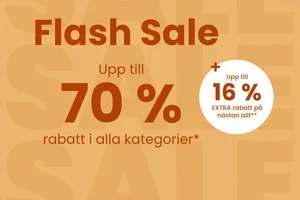 Flash Sale: Upp till 16 % extra rabatt 😍