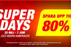 Level up! Spara stort på häftig gamingutrustning under SUPER DAYS 🎮