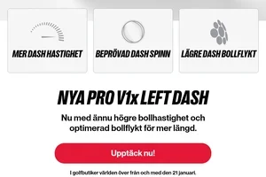 Introducerar nya Pro V1x® Left Dash 2026!