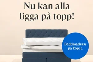 Bäddmadrass på köpet! 🛏️
