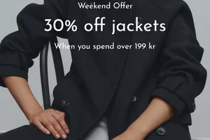 30% på vinterjackor