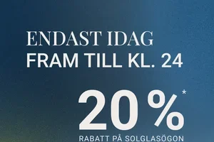 Bara ikväll: spara 20%