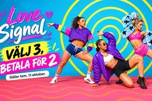 Love is in the air 💕 3 för 2 på Love Signal |