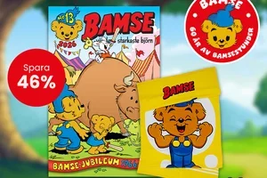 Jubileumserbjudande: Bamse + badlakan för 399 kr