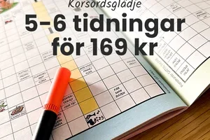 Korsordstidningar | 5 -6 nr för 169 kr