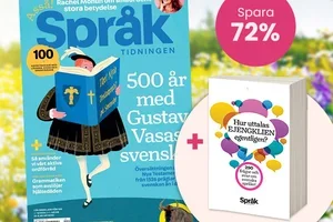 Språktidningen 4 nr + bok 198 kr