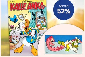 7 nummer av Kalle Anka & C:o – badlakan ingår