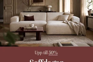 Soffdagar – upp till 50% + fri frakt