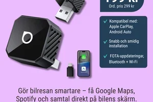 Dagens Deal: Trådlös carplay för iPhone & Android 🚗⚡