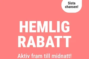 ⏳Tiden rinner ut för din hemliga rabatt!