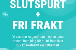 Sista rycket av Augustirean = Fri frakt 👏