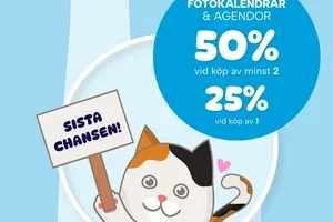 Sista chansen! 50% på Fotokalendrar vid köp av 2 eller fler