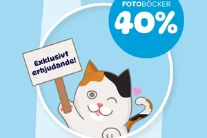 Du får 40% på Fotoböcker 🩷 