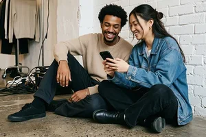 ✨📱 Håll kontakten med mode med den nya Spartoo-appen! Gratis Leverans.