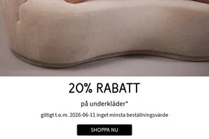 20% - din nya rabattkod 🩷