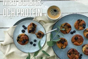 🫐 Blåbärsmuffins med extra protein