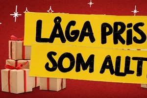 Hos oss är det alltid lågt pris, även i mellandagarna.