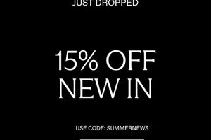 15% off New Arrivals - limited time