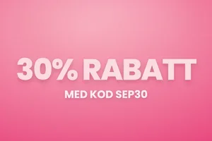 Påminnelse: 30% på ALLT med koden SEP30!