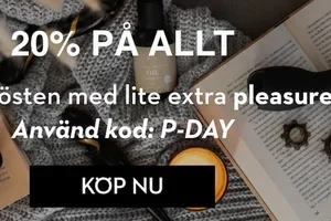 20% på ALLT 🔥 Pleasure Days är här