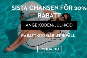 Sista chansen: 20% rabatt nu! ⏰