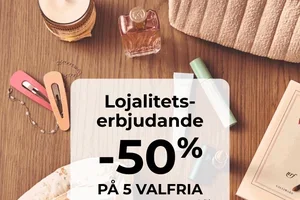 Prenumeranterbjudande 🤫 50% rabatt på 5 valfria produkter