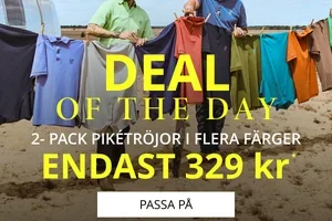 Sista chansen ❗ 2-pack pikétröjor, just nu 329 kr