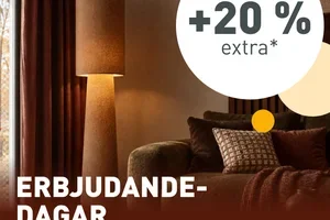 Exklusivt i nyhetsbrevet: 20 % extra rabatt på över 800+ veckans erbjudanden.