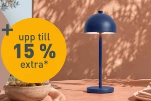 Nya designlampor, extra rabatt