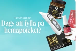 Upp till 20% på must-haves i hemapoteket 🩵