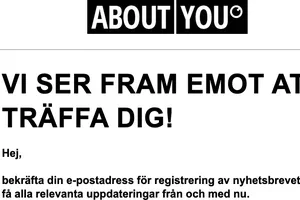 Nästan klart: Bekräfta din registrering av nyhetsbrevet nu!