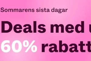 Från och med nu: Deals med upp till 60% rabatt